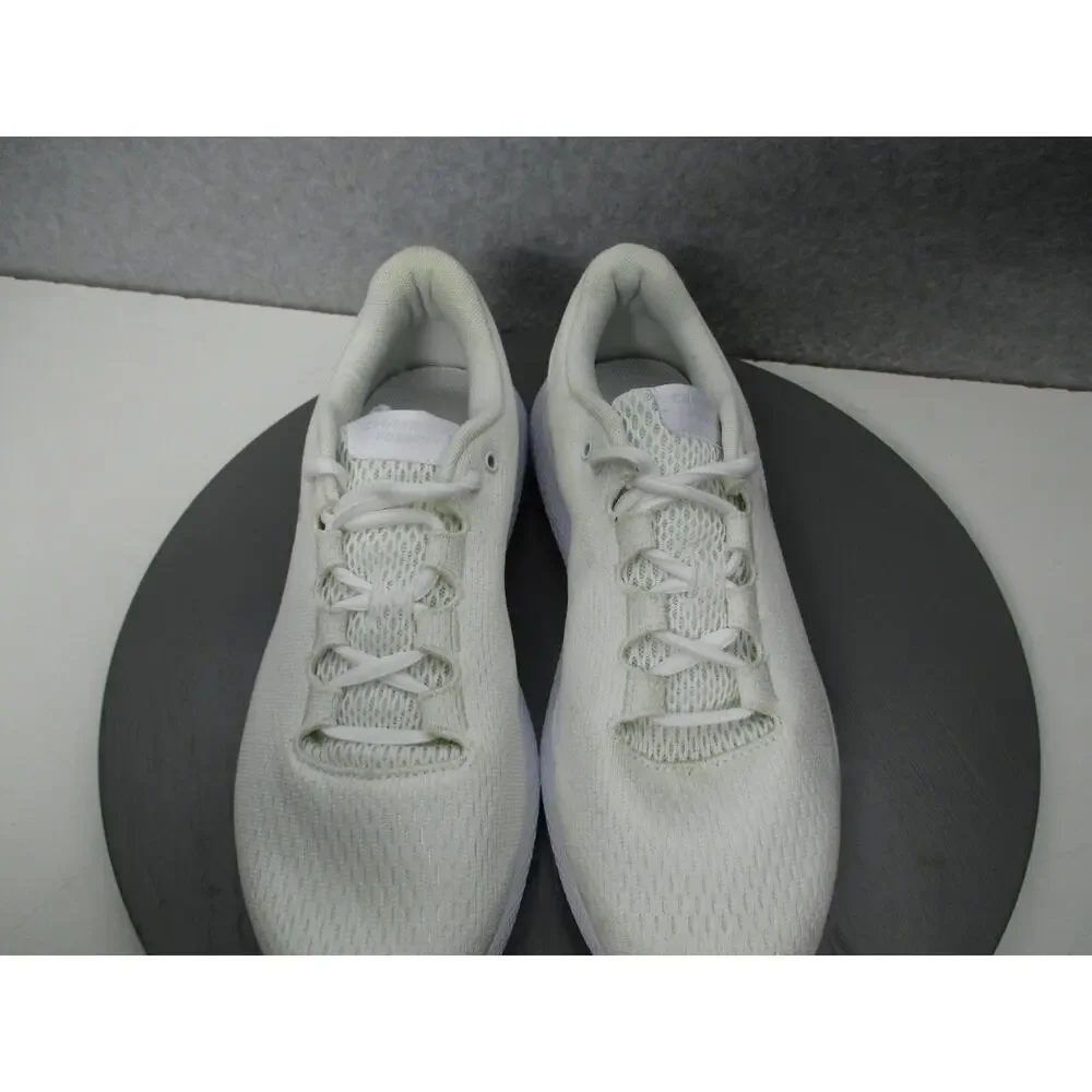 Under Armour Charged Pursuit White Shoes Running White Womens Sz 8